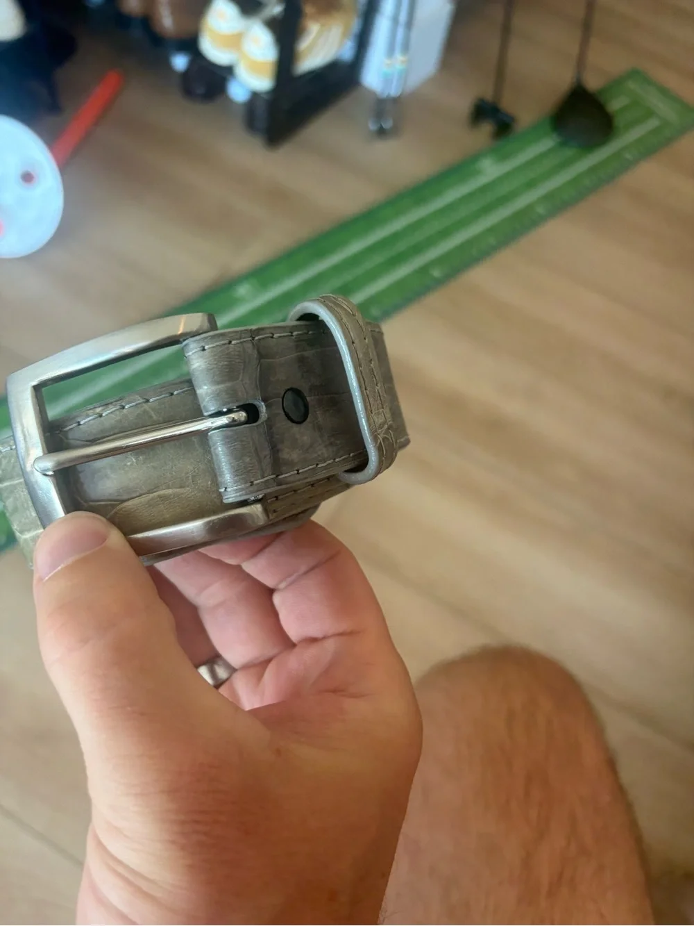 Crocodile Mens Belt Golf 40 Patrick Gibbons